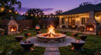 top backyard fire pits