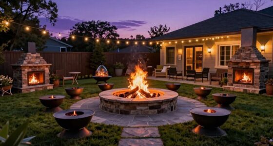top backyard fire pits