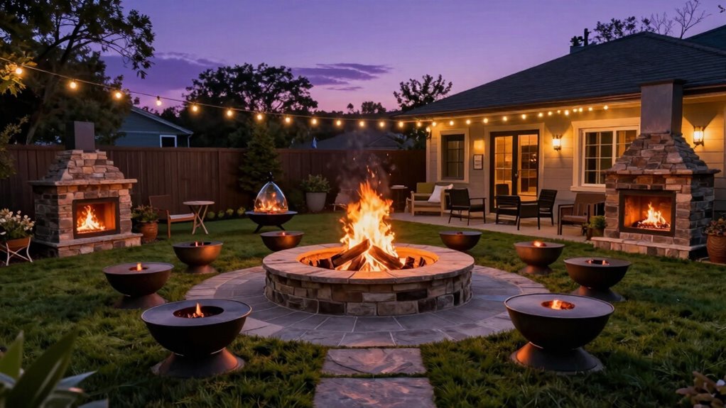 top backyard fire pits