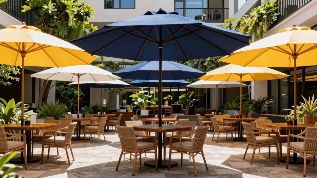 top commercial patio umbrellas