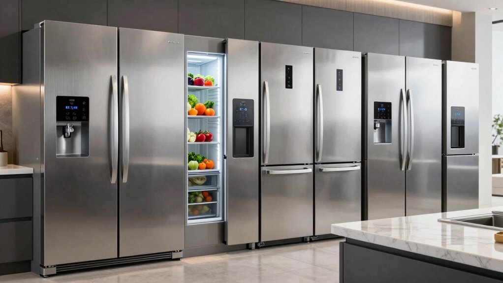 top counter depth refrigerators