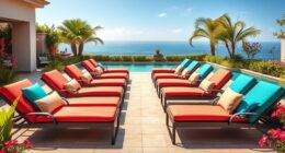 top cushioned outdoor loungers