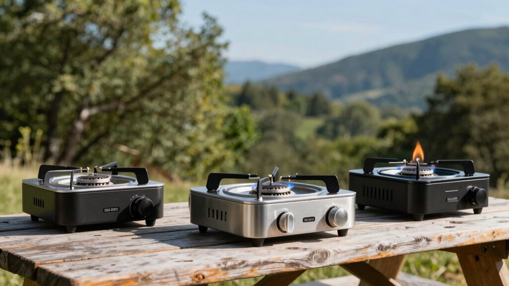 top dual burner camping stoves