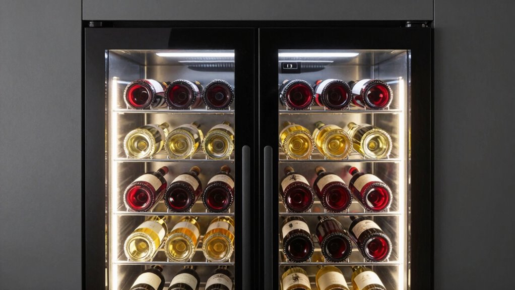 top dual zone wine coolers