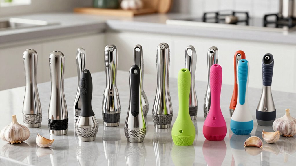 top easy clean garlic presses