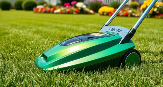 top electric lawn mowers