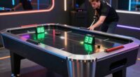top electronic score air hockey