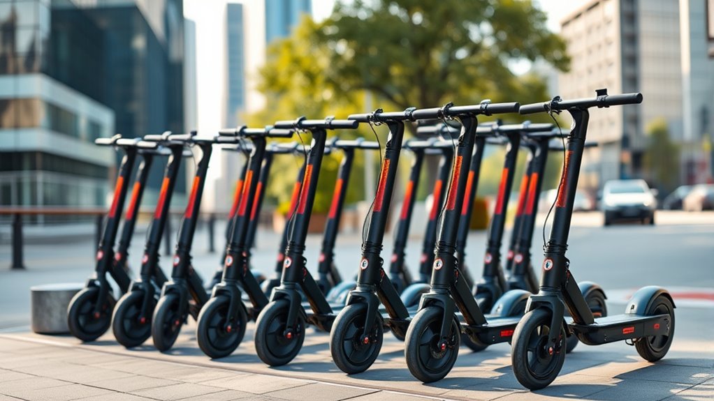 top folding electric scooters