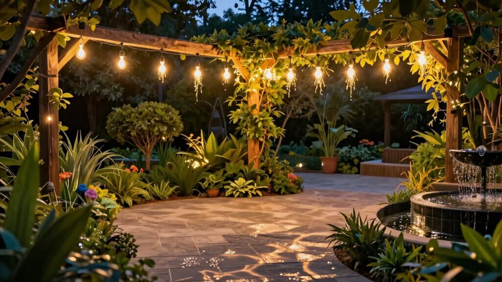 top garden string lights