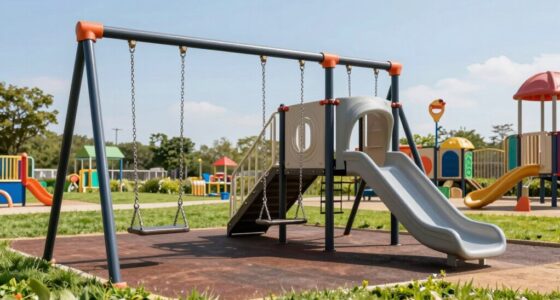 top heavy duty swing sets