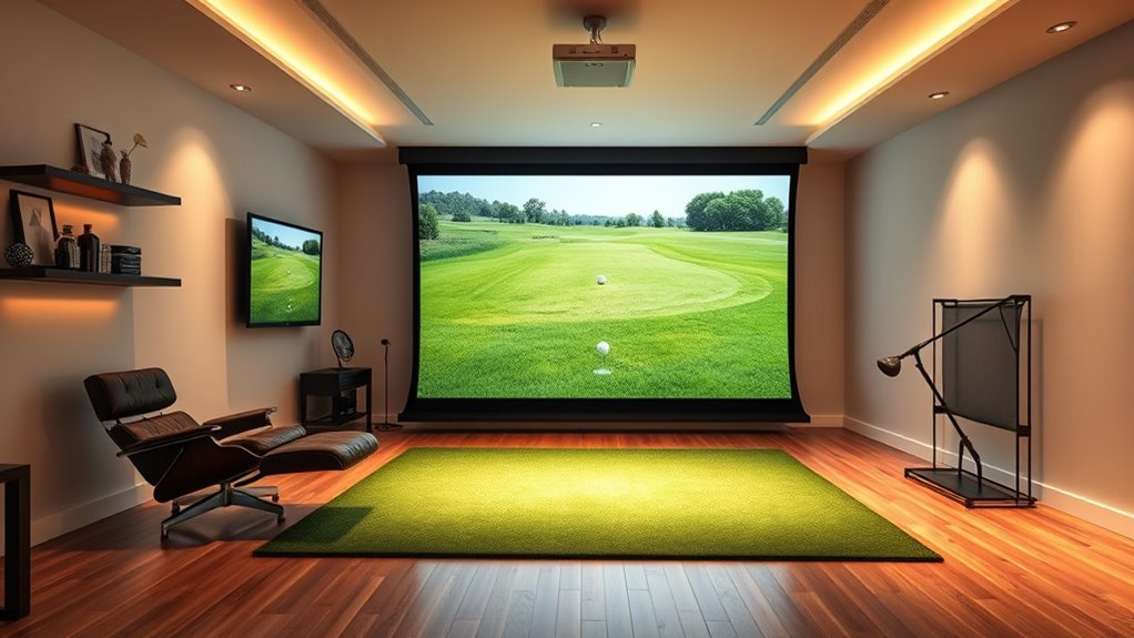 top home golf simulator sets