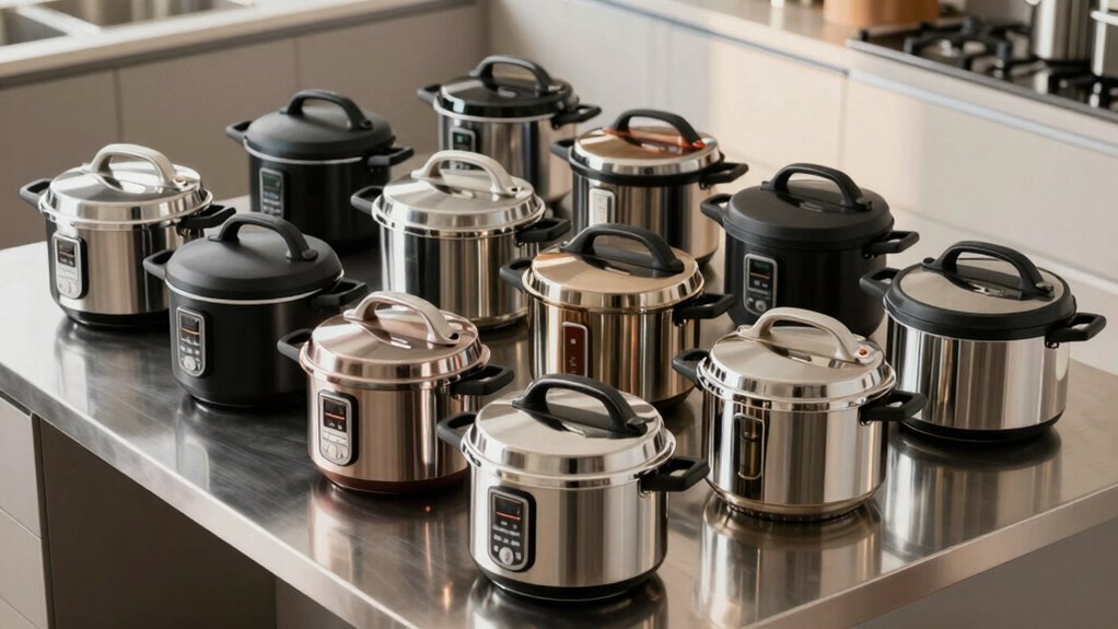 top induction cooking pressure cookers