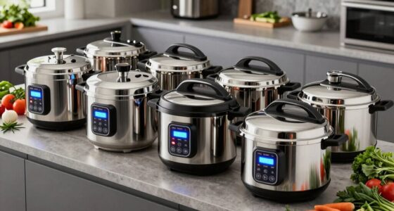 top induction pressure cookers