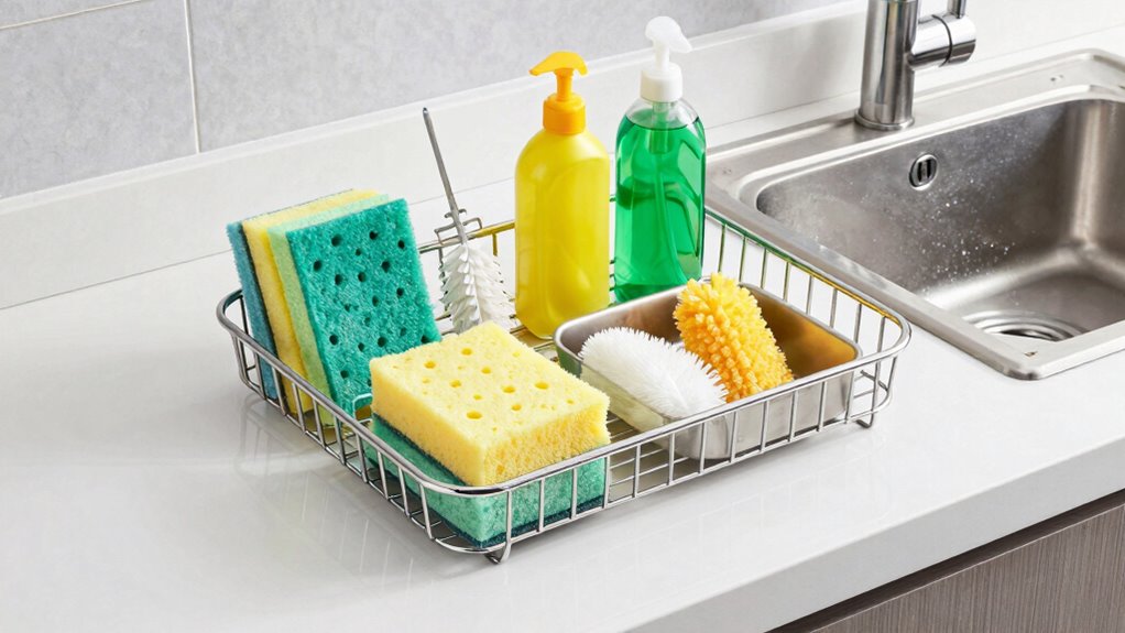 top kitchen sink storage