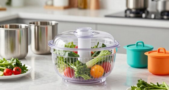 top large capacity salad spinners