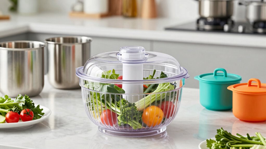 top large capacity salad spinners