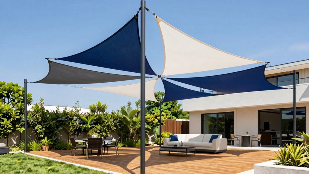 top luxury sun shade sails