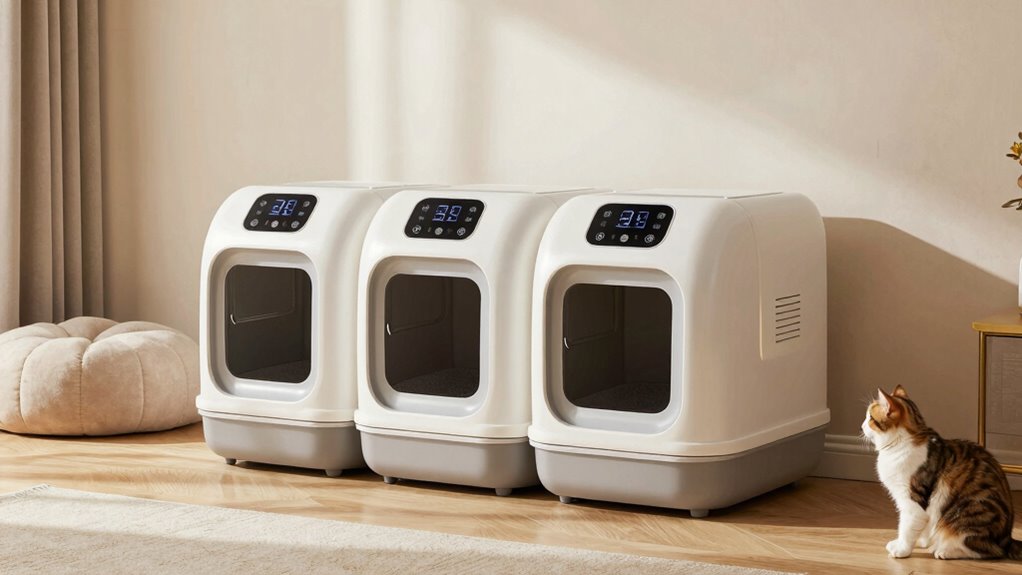 top multi cat self cleaning litter boxes