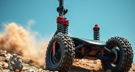 top off road suspension scooters