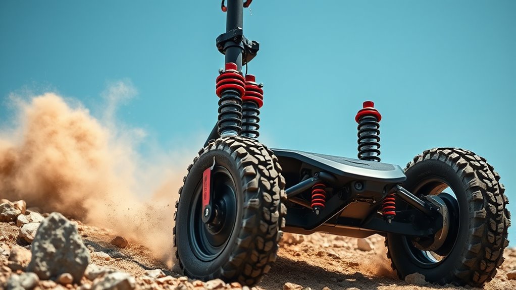 top off road suspension scooters