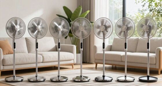 top oscillating pedestal fans