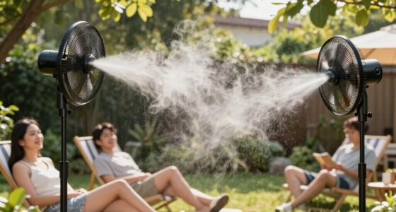 top outdoor cooling misting fans