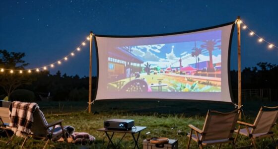 top outdoor movie projectors