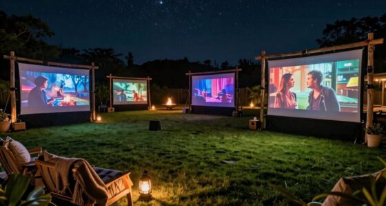 top outdoor projector screens