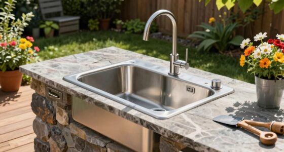 top outdoor stainless sinks