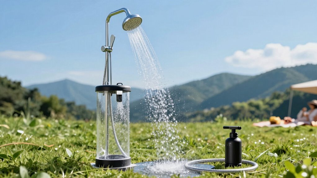 top portable outdoor shower options