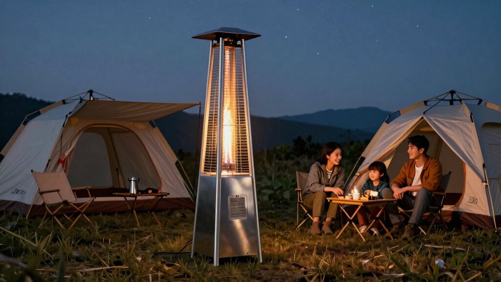 top propane camping heaters