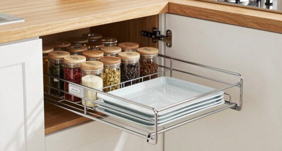 top pull out kitchen organizers