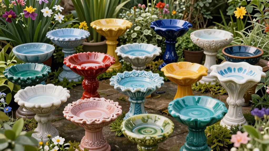 top resin bird bath styles