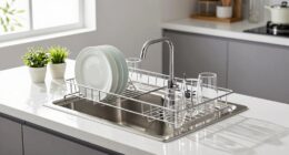 top sink dish drying racks