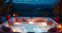 top six person inflatable hot tubs