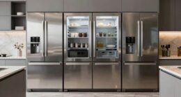 top stylish french fridges
