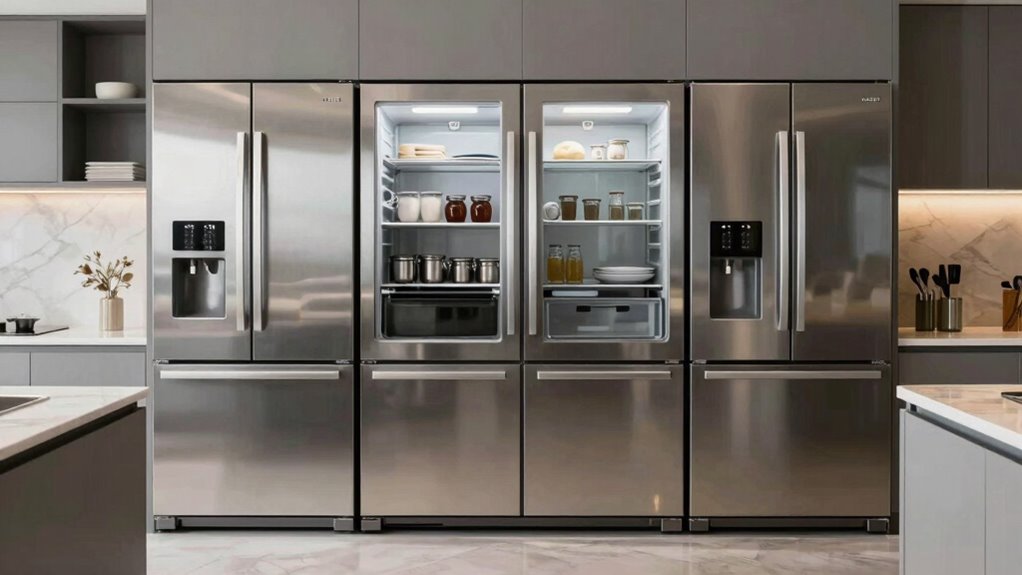 top stylish french fridges