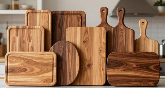 top wooden knife boards