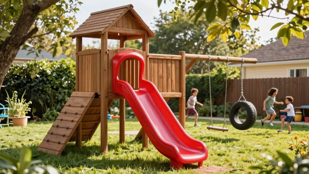 top wooden playsets for kids