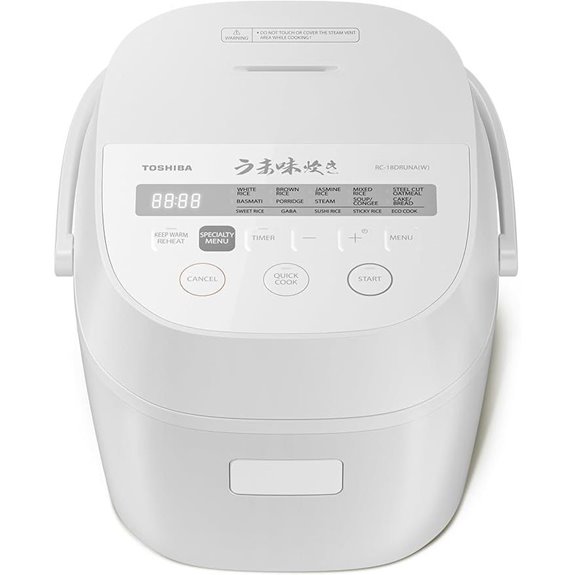 TOSHIBA Rice Cooker 10-Cup Fuzzy Logic Digital Display