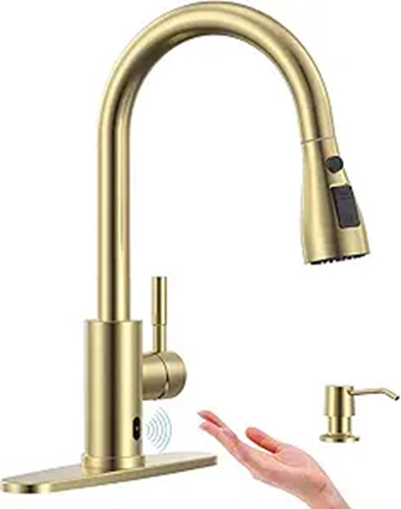 APPASO Touchless Kitchen Faucet with Pull-Down Sprayer