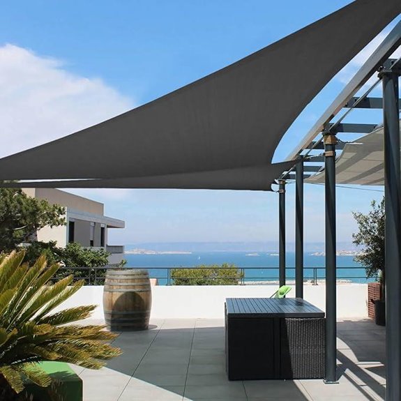 Tronssien Triangle Sun Shade Sail for Patio & Garden