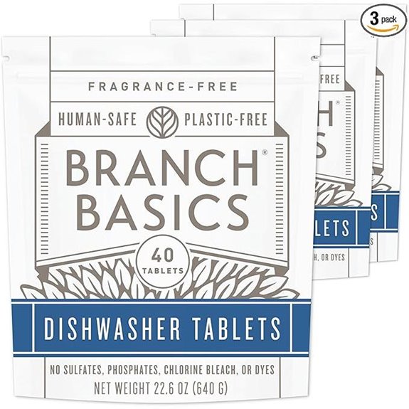 Branch Basics Dishwasher Tablets (3-Pack 40 Ct)
