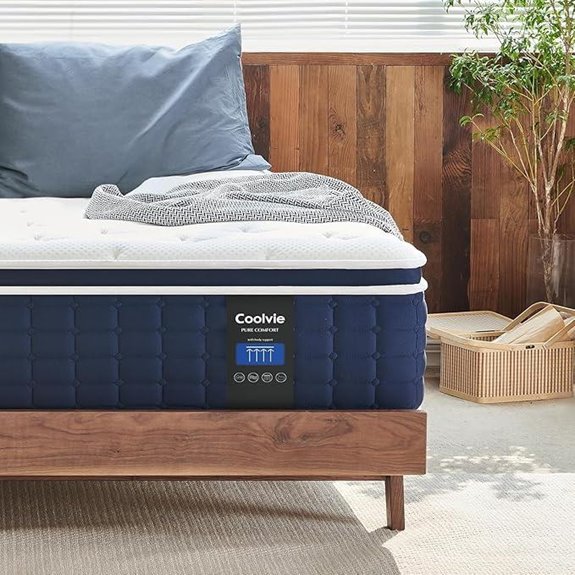 Twin 12-Inch Hybrid Mattress with Comfort Foam