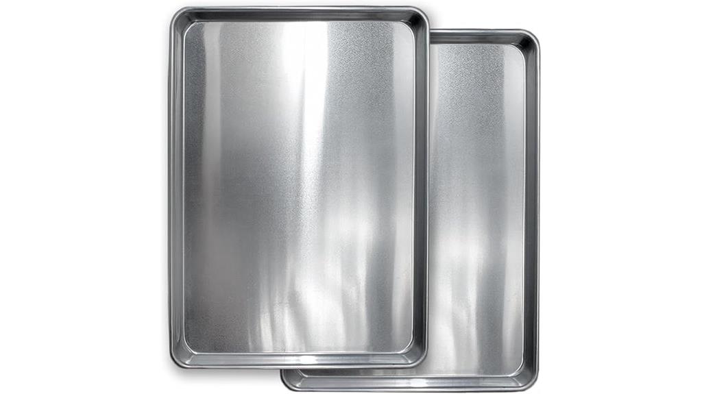 two pack commercial cookie sheets