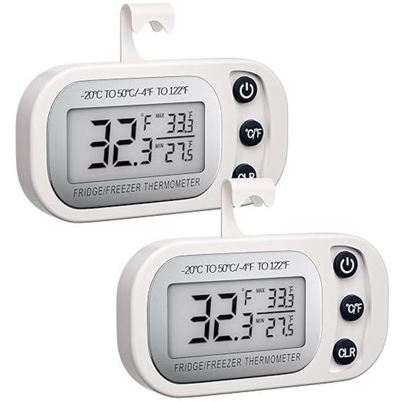 Digital Refrigerator Thermometer 2 Pack