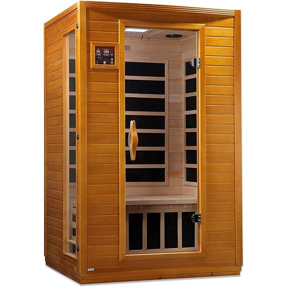 DYNAMIC SAUNAS Andora 2-Person Infrared Sauna