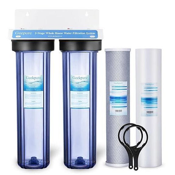 Geekpure 2-Stage Whole House Water Filter System