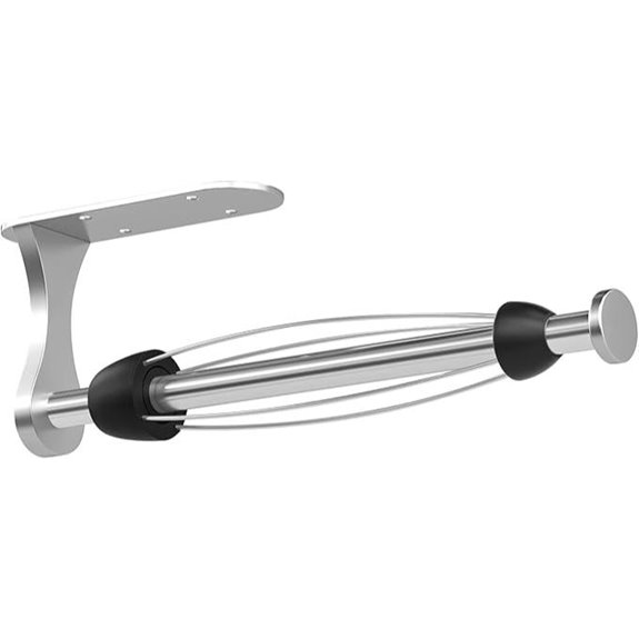 Under Cabinet Paper Towel Holder with Tear Mechanism