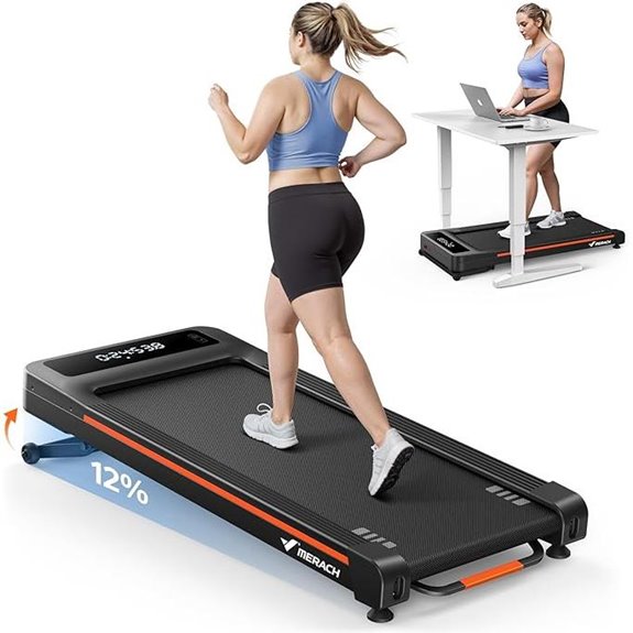 MERACH W50 Walking Treadmill with Incline and Remote